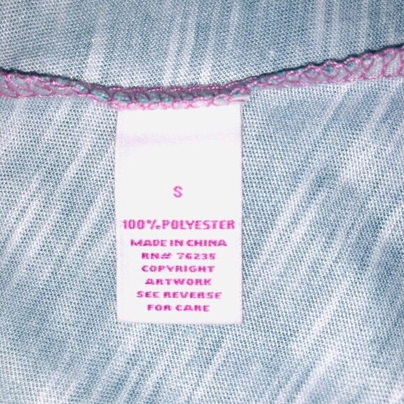 Leoma Lovegrove Womens Size Small Colorful Turtle Abstract Art Top Long Sleeve - Picture 3 of 7